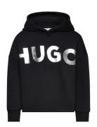 Hooded Sweatshirt Hugo Kids Black