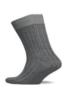 Slhpete 3-Pack Cotton Rib Sock Selected Homme Grey