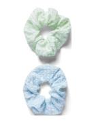 Pckaya A 2-Pack Scrunchie Pieces Blue