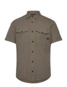 Marine Slim Shirt S\S G-Star RAW Green