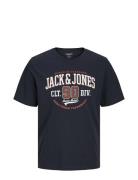 Jjelogo Tee Ss O-Neck 2 Col Aw24 Sn Jack & J S Navy