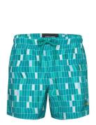 Pool Print Swimshort Lyle & Scott Blue