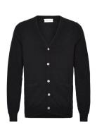 Man V Cardigan Davida Cashmere Black