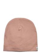 Beanie Solid Rib Huttelihut Pink