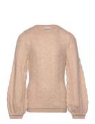 Pullover Ls Knit Minymo Beige