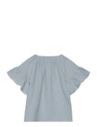 Blouse Ss Muslin Huttelihut Blue