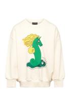 Unicorn Seahorse Sp Sweatshirt Mini Rodini Cream