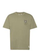 Wave Tee Fat Moose Khaki