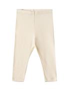 Rib Leggings Maddy Wheat Cream