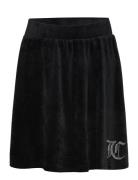 Diamante Velour Aline Skirt Juicy Couture Black