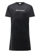 Glitter Velour Ss Dress Juicy Couture Black