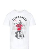 Jjskull Rock Tee Ss Crew Neck Jnr Jack & J S White