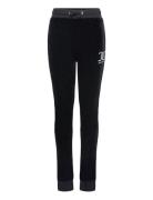 Glitter Velour Jogger Juicy Couture Black