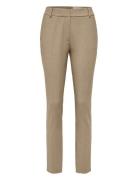 Slfrita Mw Slim Pant Camel Mlg B Noos Selected Femme Beige