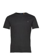 Custom Slim Fit Soft Cotton T-Shirt Polo Ralph Lauren Black