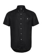 Custom Fit Linen Shirt Polo Ralph Lauren Black