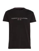 Core Tommy Logo Tee Tommy Hilfiger Black