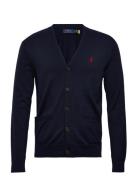 Cotton V-Neck Cardigan Polo Ralph Lauren Navy