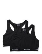 Pclogo Lady Top 2 Pack Noos Bc Pieces Black