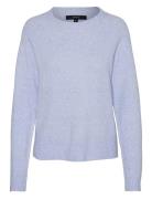 Vmdoffy Ls O-Neck Blouse Ga Noos Vero Moda Blue