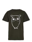 Big Owl T-Shirt - Gots/Vegan Knowledge Cotton Apparel Black