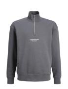 Jorvesterbro Sweat Quarter Zip Noos Jnr Jack & J S Blue