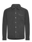 Embroidered Fleece Overshirt Lyle & Scott Grey