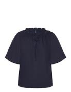 Vmemilie Ss Top Wvn Ce Vero Moda Navy