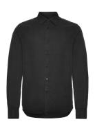 Slim Ls Comfort Tencel Shirt J. Lindeberg Black