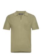 Ben Open Collar Polo J. Lindeberg Khaki