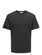 Onssebastian Reg Ss Tee ONLY & SONS Black