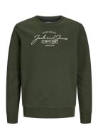 Jjferris Sweat Crew Neck Jnr Jack & J S Green