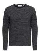 Onsniguel Reg 12 Stripe Crew Knit ONLY & SONS Navy