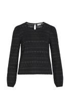 Vichikka O-Neck L/S Top Vila Black