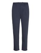 Slim Fit Technical Fabric Trousers Mango Navy