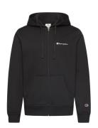 Full Zip Hoodie Sweatshirt Champion Black