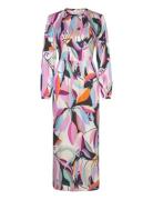 Dress In Multi Leaf Print Coster Copenhagen Patterned