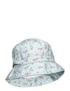 Bucket Hat W/Print Melton Blue