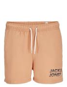 Jjstyd Swim Shorts Ln Jnr Jack & J S Orange