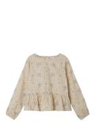 Nkfjyllia Ls Top Name It Beige