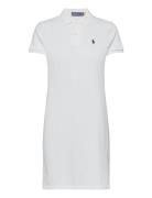 Cotton Mesh Polo Dress Polo Ralph Lauren White