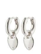 Sophia Recycled Heart Hoops Pilgrim Silver