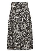 Objleonora Hw Midi Skirt Noos Object Black