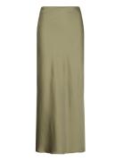 Viellette Hw Midi Skirt - Noos Vila Khaki