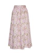 Mschnathalina Ladonna Hw Skirt Aop MSCH Copenhagen Pink