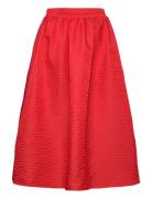 Vimabelle Hw Midi Volume Skirt Vila Red