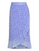 Vmsmilla H/W Wrap Skirt Wvn Ga Vero Moda Blue