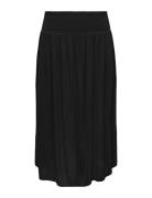 Cartilda Life Long Smock Skirt Aop ONLY Carmakoma Black