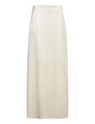 Alexis Diagonal Seam Maxi Skirt Malina Cream