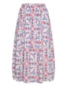 Printed Midi Skirt Mango Patterned